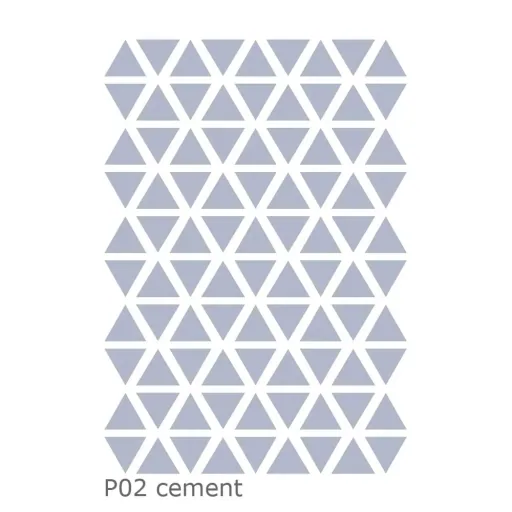 Lilipinso Muursticker Basics Driehoeken, Kleur: ananas