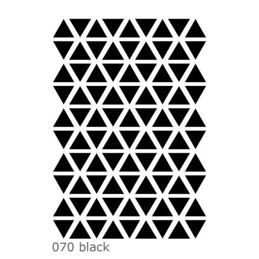 Lilipinso Muursticker Basics Driehoeken, Kleur: ananas
