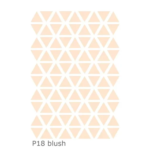 Lilipinso Muursticker Basics Driehoeken, Kleur: ananas
