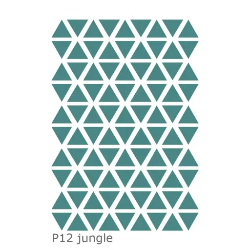 Lilipinso Muursticker Basics Driehoeken, Kleur: ananas