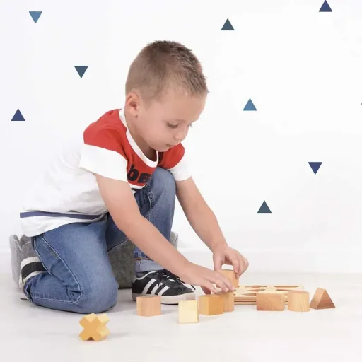 Lilipinso Muursticker Basics Driehoeken, Kleur: cement
