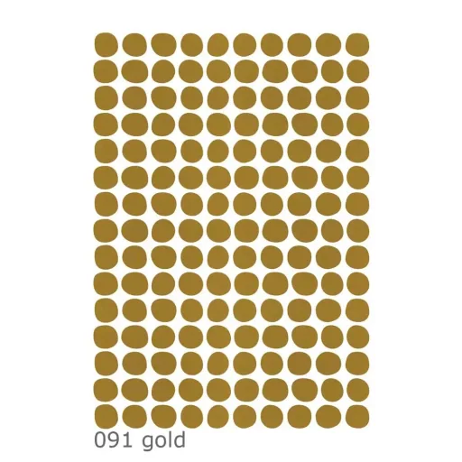 Lilipinso muursticker basics stippen, Kleur: grijs