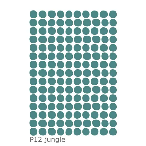 Lilipinso muursticker basics stippen, Kleur: grijs