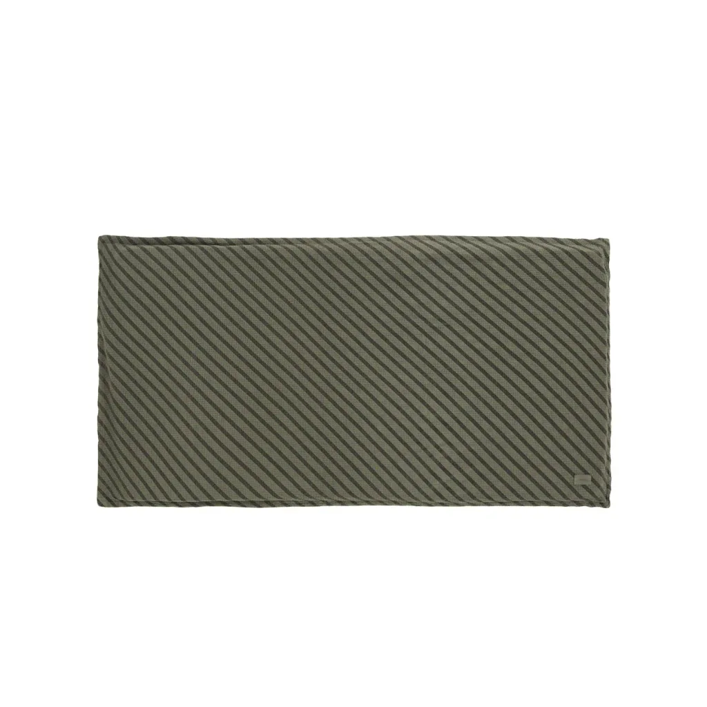 Nobodinoz LANDSCAPE Speelmat, 60 x 120 cm, kleur: Vetiver gestreept