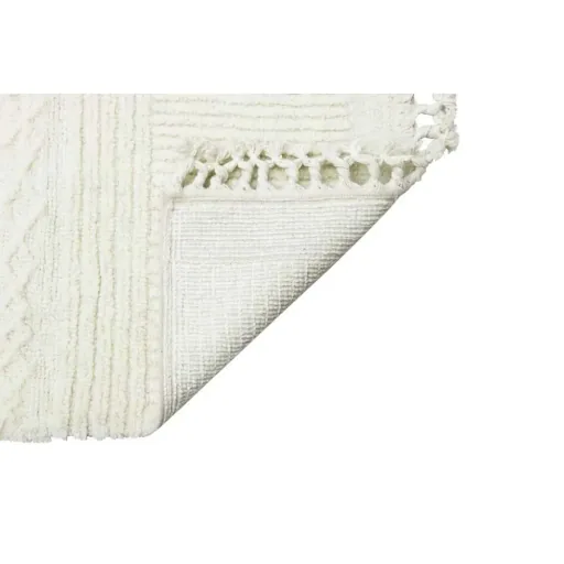 Lorena Canals wasbaar wollen vloerkleed "Ari" Schaap Wit, Maat: 200 x 140 cm