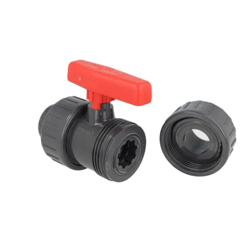 PVC Kogelkraan 50mm PN16 - PVC Fitting voor pijpsystemen