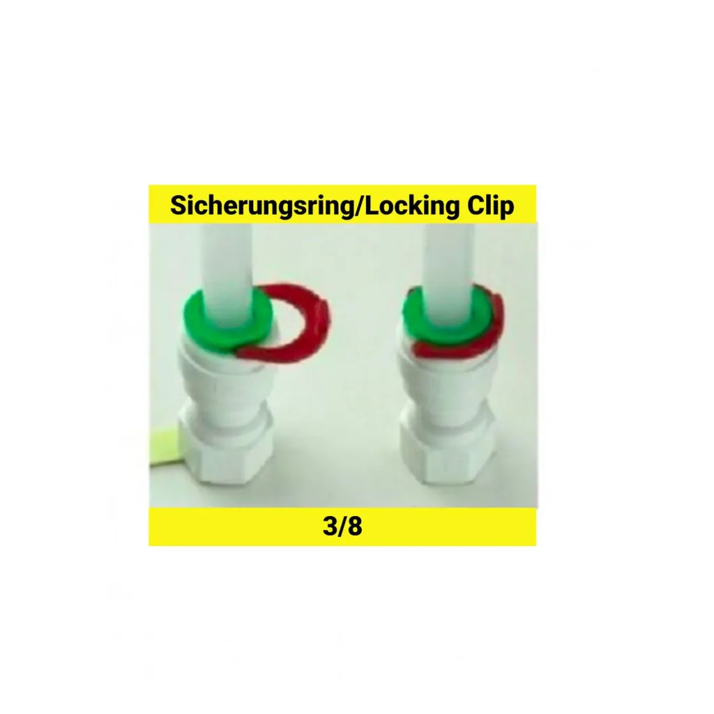 Borgring, сirclip voor 3/8" slang/connector