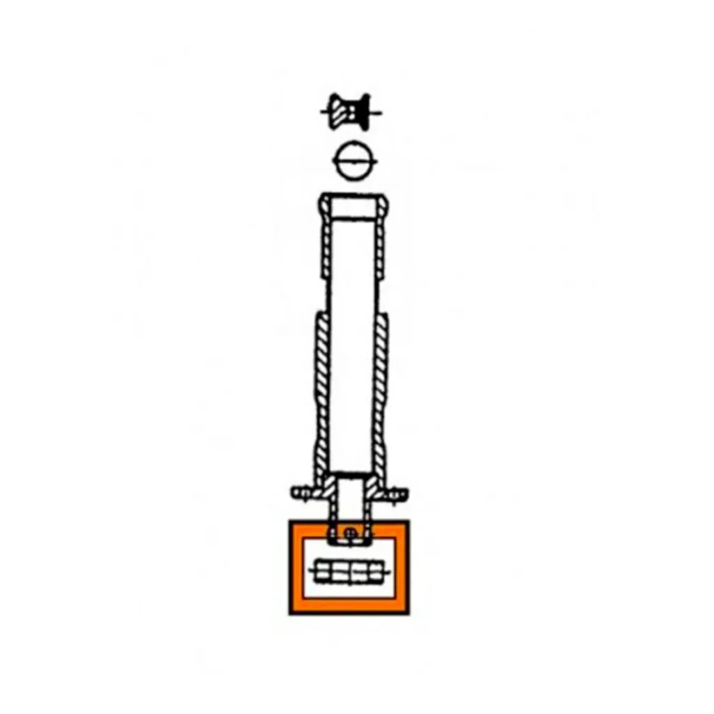 Afdichting op de ram voor het sluiten van fusten (Combi - M systeem) (Micro Matic en Hiwi)