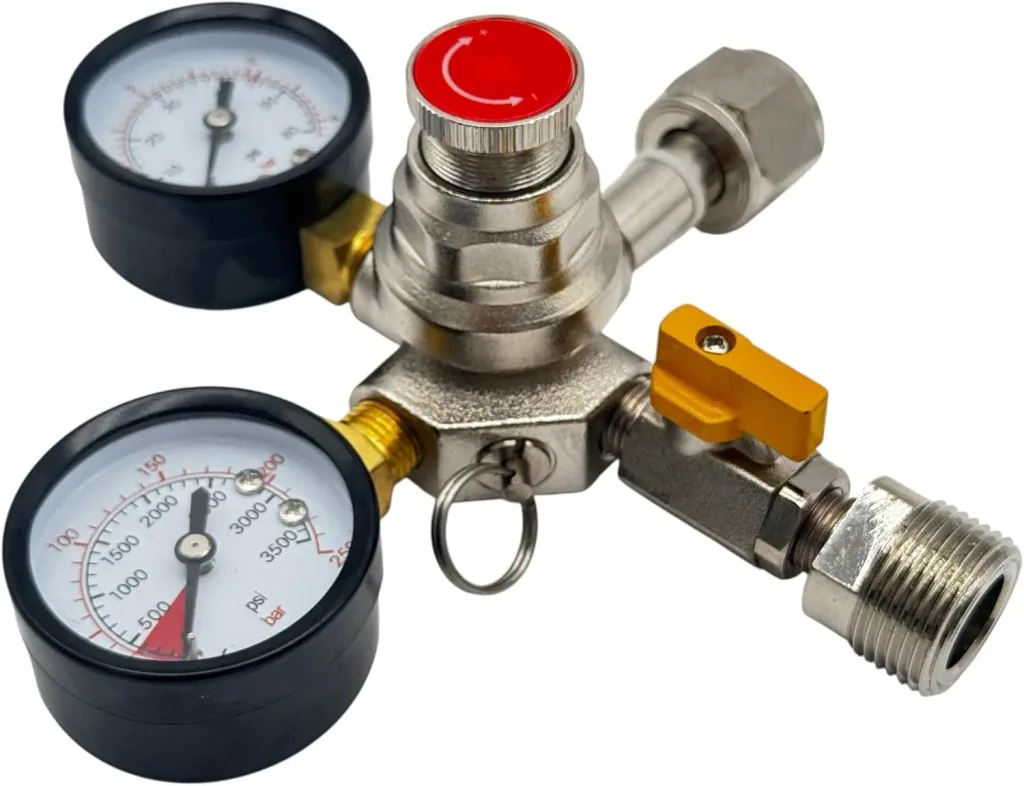 Reduceerventiel, drukregelaar CO2 voor biertapsysteem, 3 bar, 1-lijn