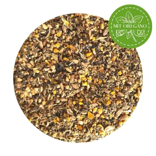 Kippenvoer 25 kg, Legmeel PLUS met Oregano, voor Hühner, Gänse, Enten