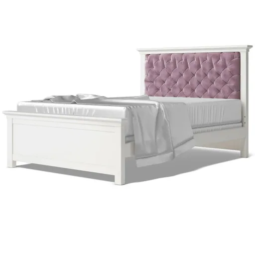 Romina Karisma tweepersoonsbed gestoffeerd hoofdbord