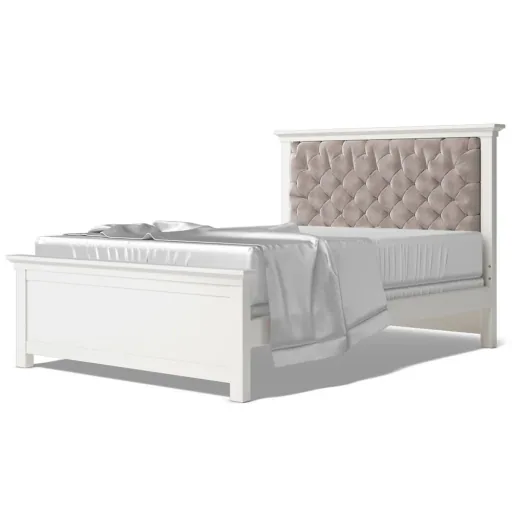 Romina Karisma tweepersoonsbed gestoffeerd hoofdbord