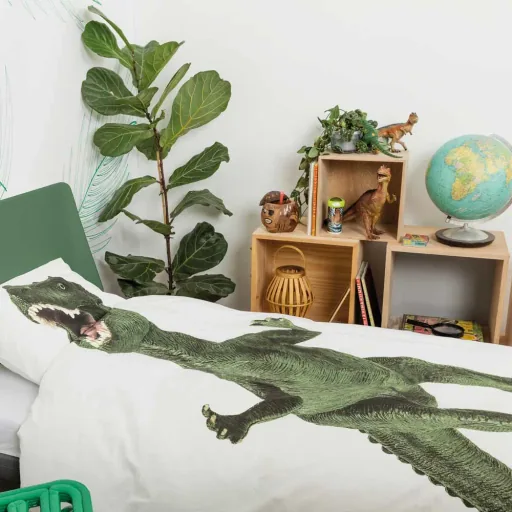 Snurk beddengoed dinosaurus 135 x 200