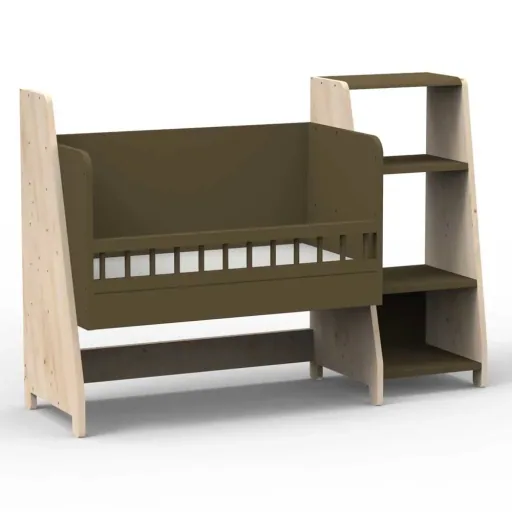 Mathy by Bols "Asymetry" babybedje omvormbaar tot bureau met 1 plankje