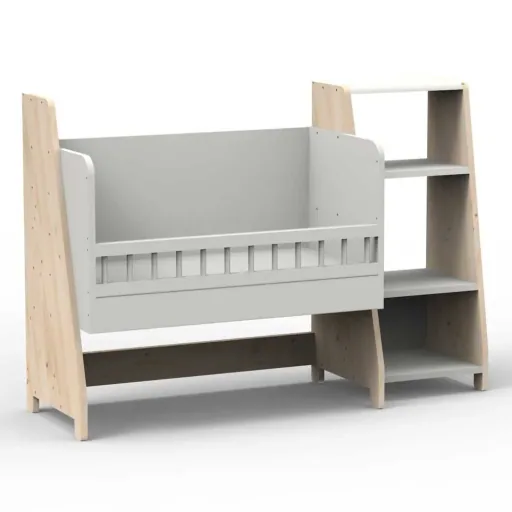 Mathy by Bols "Asymetry" babybedje omvormbaar tot bureau met 1 plankje