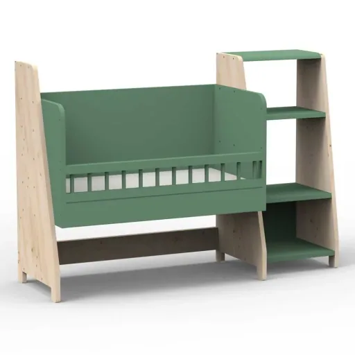 Mathy by Bols "Asymetry" babybedje omvormbaar tot bureau met 1 plankje