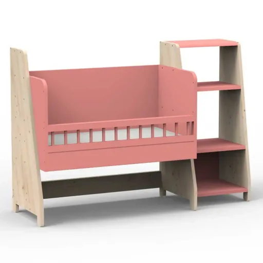 Mathy by Bols "Asymetry" babybedje omvormbaar tot bureau met 1 plankje