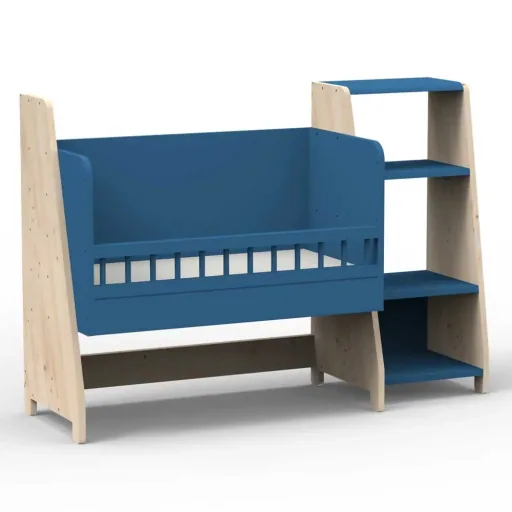 Mathy by Bols "Asymetry" babybedje omvormbaar tot bureau met 1 plankje