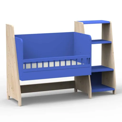 Mathy by Bols "Asymetry" babybedje omvormbaar tot bureau met 1 plankje