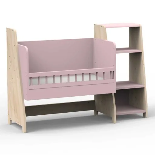 Mathy by Bols "Asymetry" babybedje omvormbaar tot bureau met 1 plankje