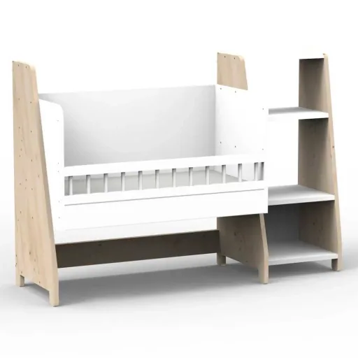 Mathy by Bols "Asymetry" babybedje omvormbaar tot bureau met 1 plankje