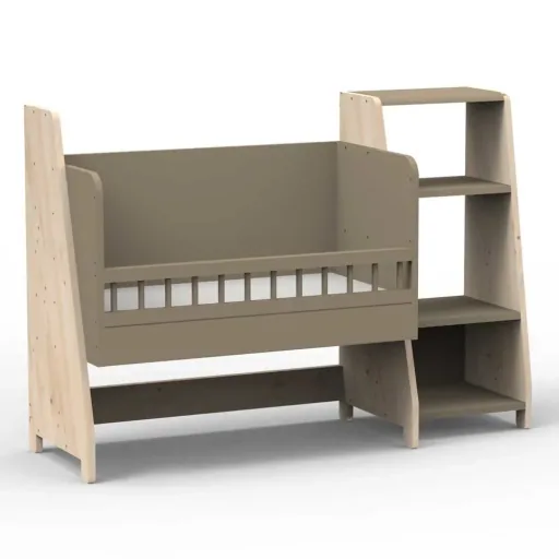 Mathy by Bols "Asymetry" babybedje omvormbaar tot bureau met 1 plankje