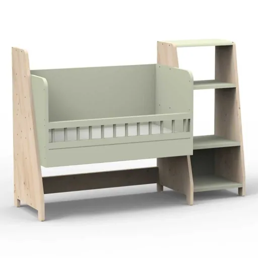 Mathy by Bols "Asymetry" babybedje omvormbaar tot bureau met 1 plankje