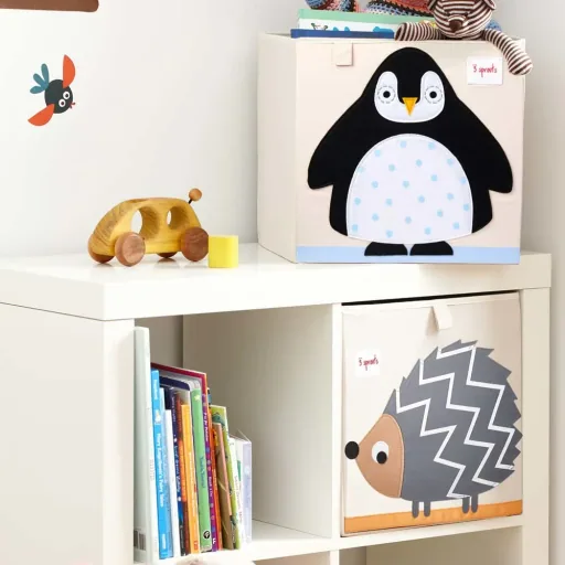 3 Sprouts speelgoedmand pinguïn