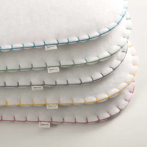 Buokids Zachte lamp Nachtlamp/Wandlamp Wolk, Versie: wandlamp; Kleur van de naad: blauw
