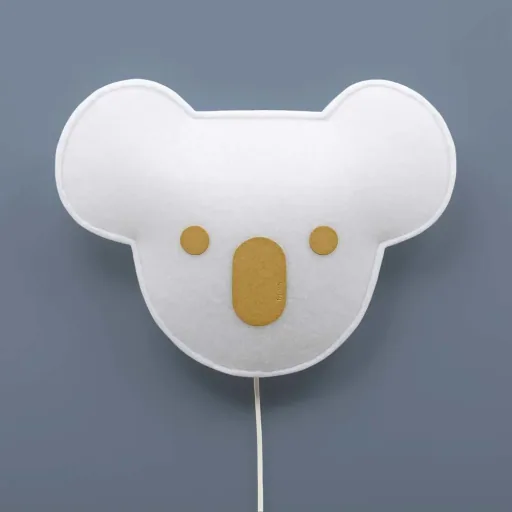 Buokids Soft wandlamp Koala beer mosterdgeel