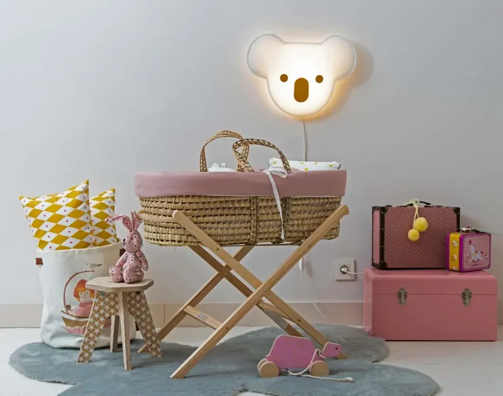 Buokids Soft wandlamp Koala beer mosterdgeel