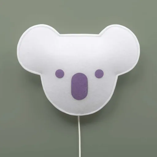 Buokids Soft wandlamp Koala Bear violet