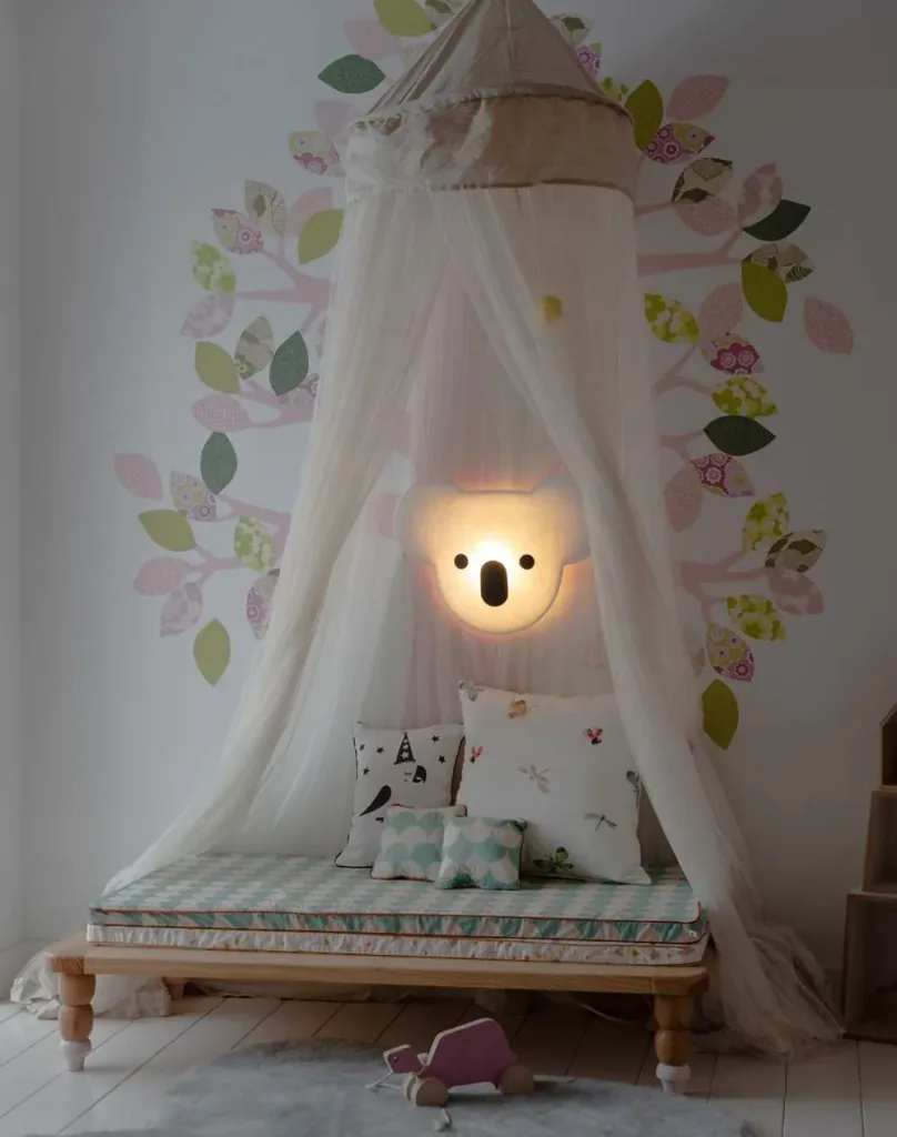 Buokids Soft wandlamp Koala Bear violet