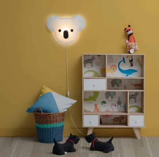 Buokids Soft wandlamp Koala Bear violet