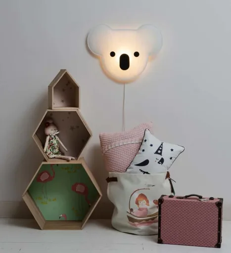 Buokids Soft wandlamp Koala Bear violet