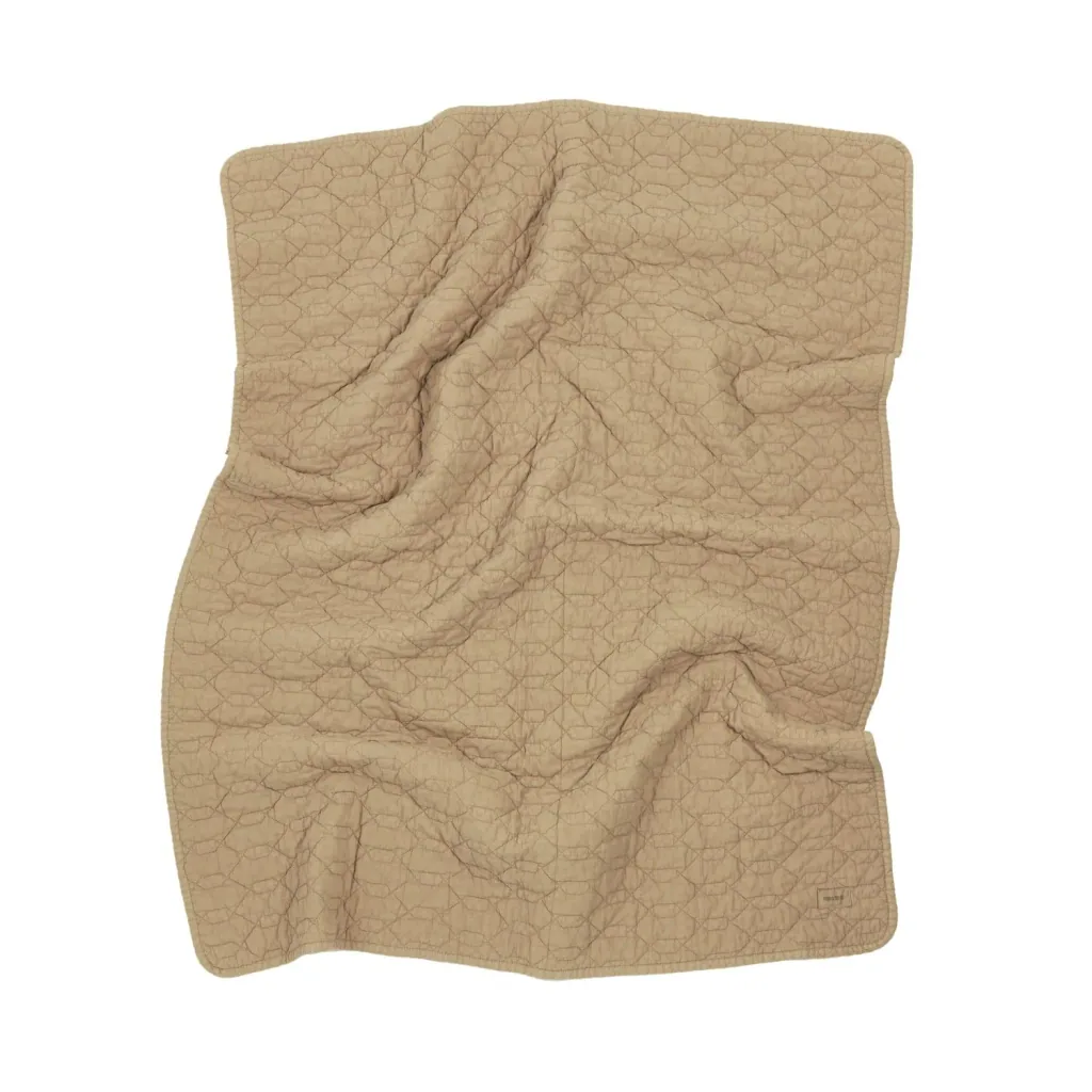 Nobodinoz WABI SABI Katoenen babydeken, 100 x 135 cm, Kleur: Sesam