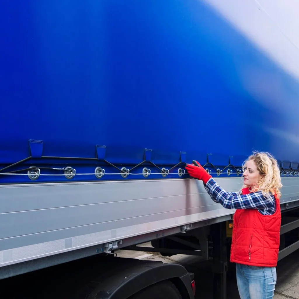PVC Afdekzeil 6x12m, 650g/m², Blauw (72m²) - Waterdicht en Sterk
