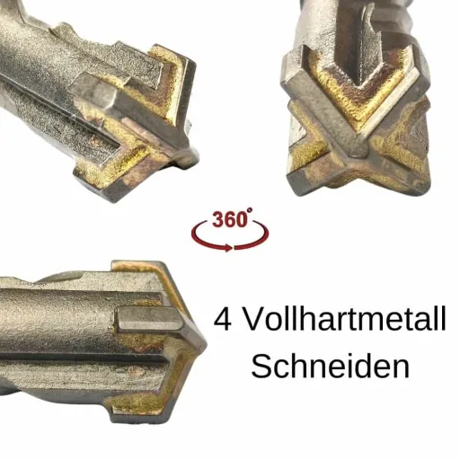 SDS Plus Hamerboor 8mm, 4 Snijder - Beton, Steen