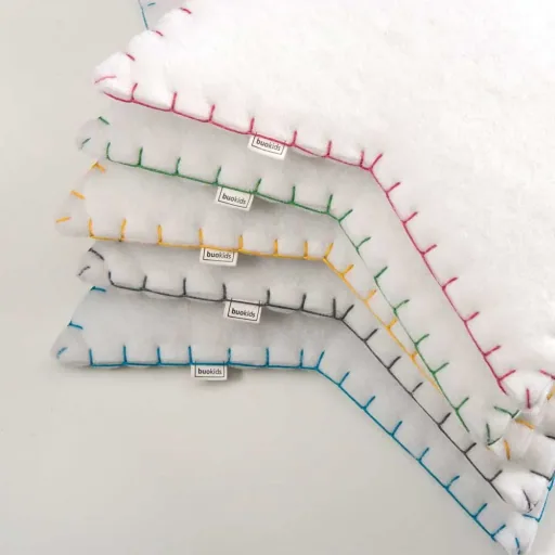 Buokids zacht lampje nachtlampje/wandlampje ster, Versie: wandlamp; Kleur van de naad: Grijs