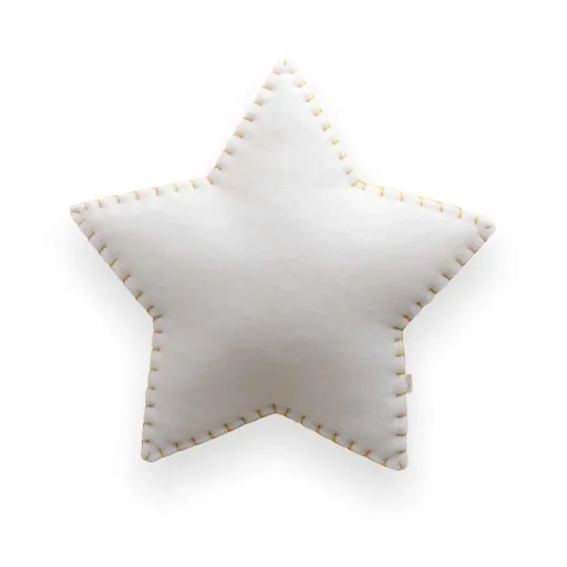 Buokids zacht lampje nachtlampje/wandlampje ster, Versie: wandlamp; Kleur van de naad: Grijs