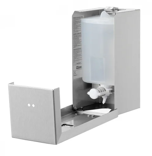 Zeepdispenser, Zeeppompje roestvrij staal, AFP-C - QSDR08 SSL, 900ml