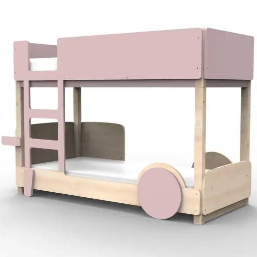 Mathy by Bols stapelbed "Discovery, Kleurelementen: Zomerroze
