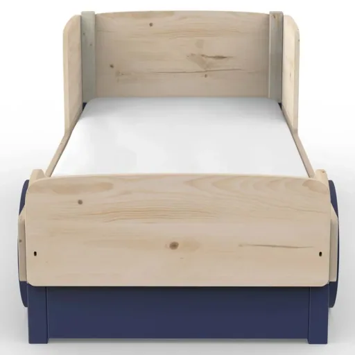 Mathy by Bols Einzelbett "Discovery" met bedlade, Kleurelementen: Basalt grijs