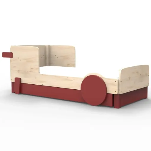 Mathy by Bols Einzelbett "Discovery" met bedlade, Kleurelementen: Basalt grijs