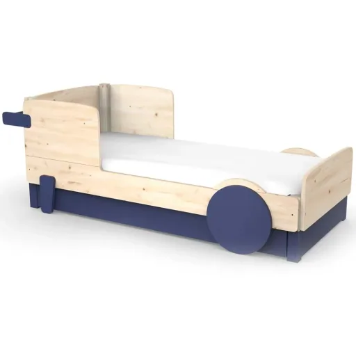 Mathy by Bols Einzelbett "Discovery" met bedlade, Kleurelementen: Basalt grijs