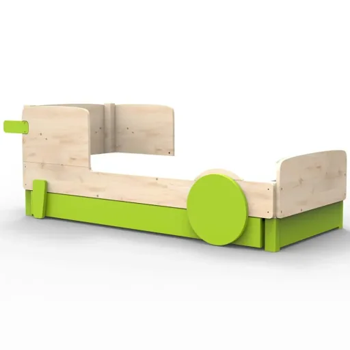 Mathy by Bols Einzelbett "Discovery" met bedlade, Kleurelementen: Basalt grijs