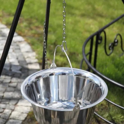 Driepoot Grillset met RVS Kookpot 14L, 180cm