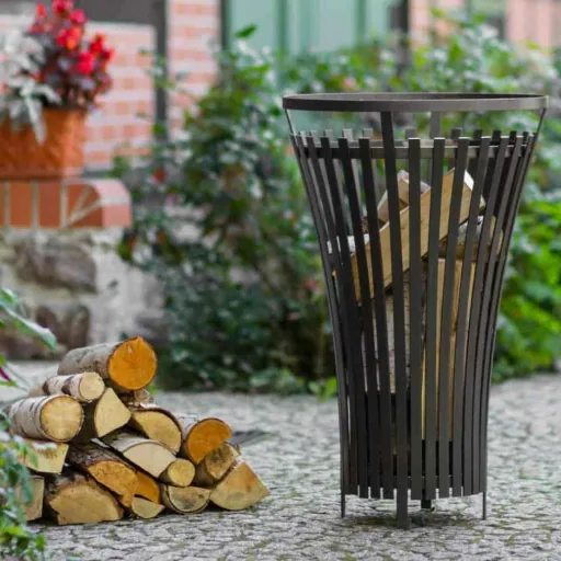 Moderne Vuurkorf Tuin - Terrasverwarmer van Staal