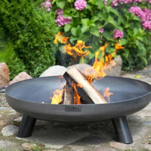 BALI Vuurschaal 80 cm - Stalen Tuinhaard & Terrasverwarming