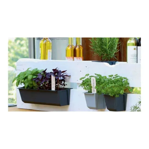 Plantenbak Europallet, Pallet Plantenbak Antraciet Kunststof